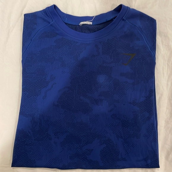 Gymshark Other - Blue Gymshark Geo Seamless T-Shirt Size Medium